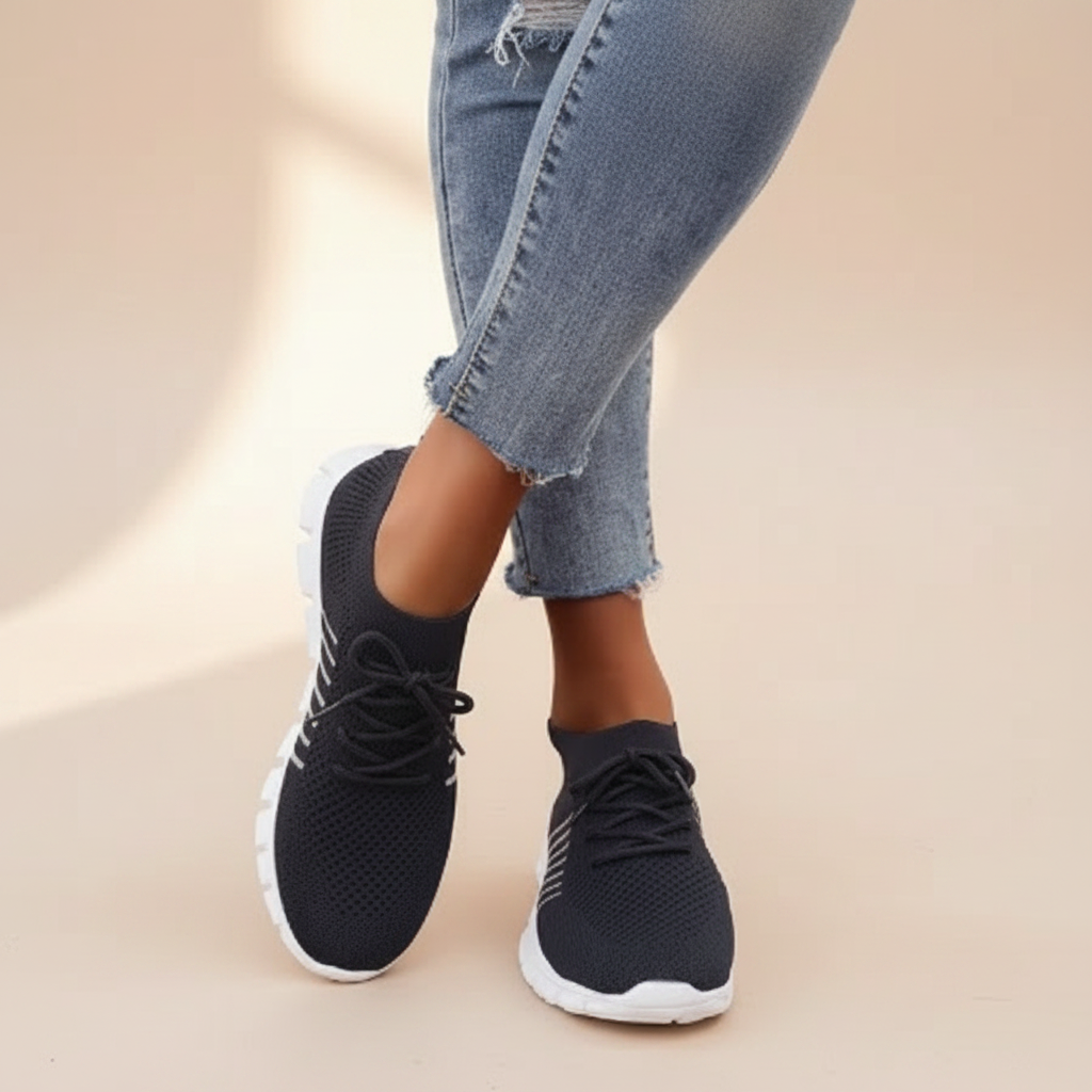 Vicky - Airy Lace-Up Sneakers