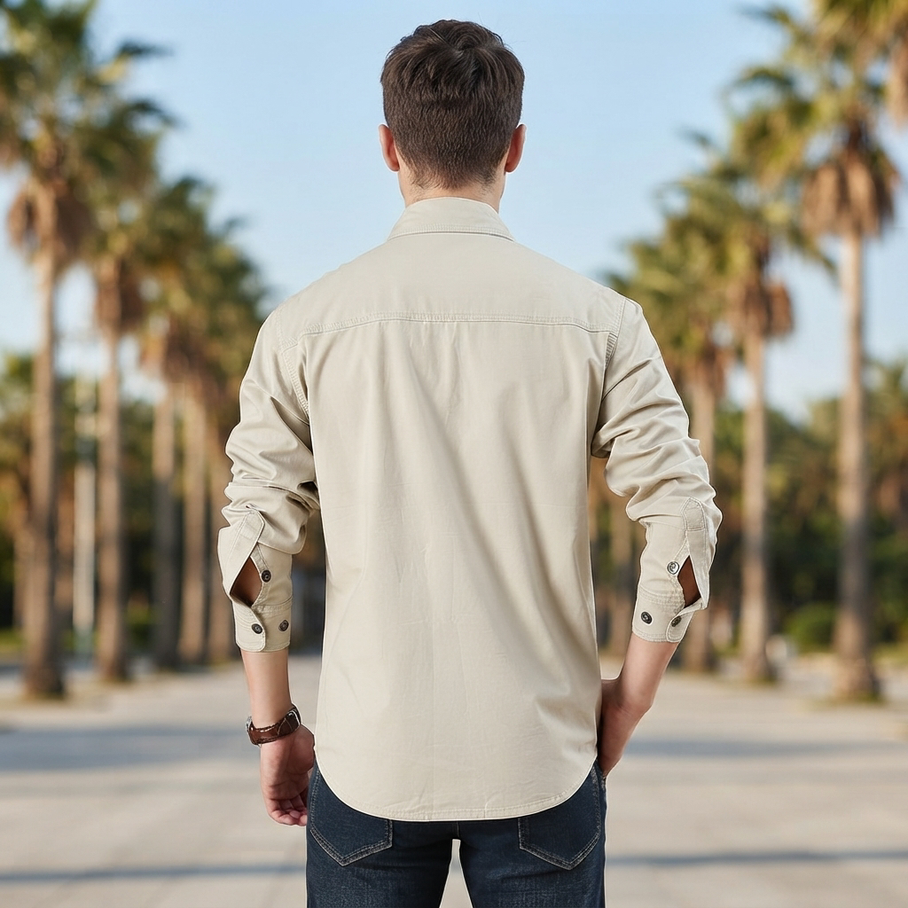 Hayden - Long-Sleeve Utility Shirt with Extra Pockets