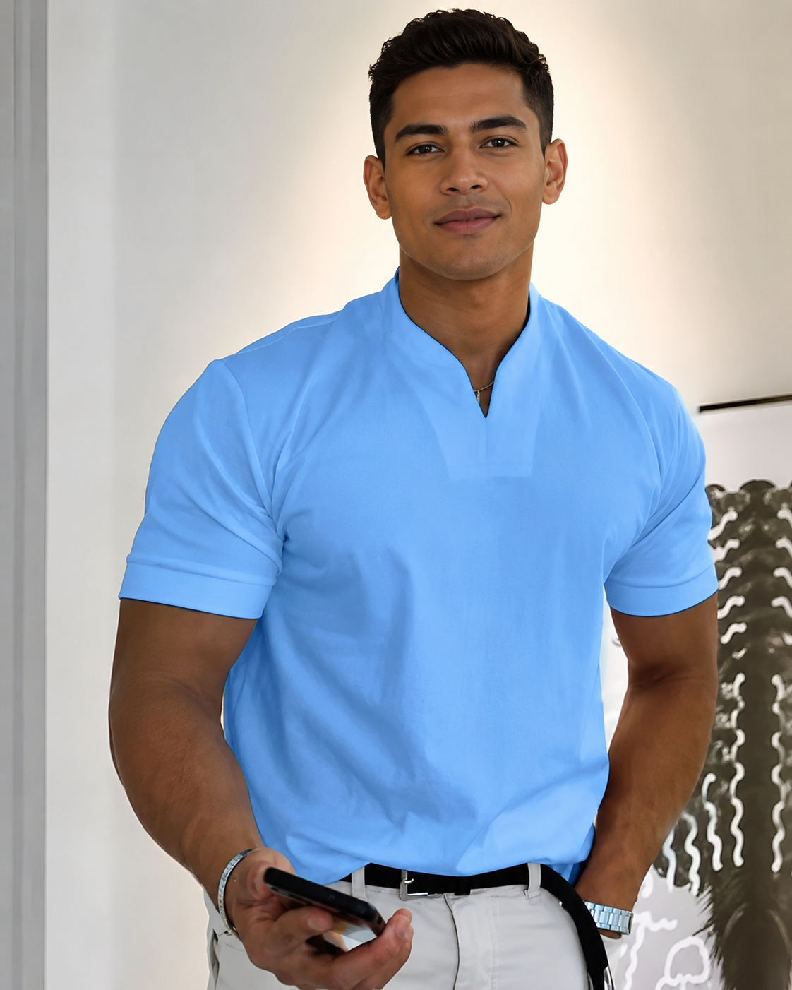 Cédric - Relaxed V-Neck Tee