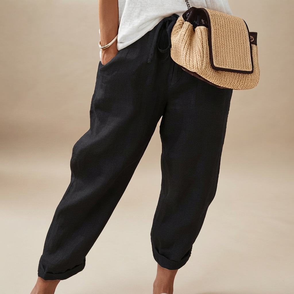 Martinie - Easy-Fit Drawstring Pants