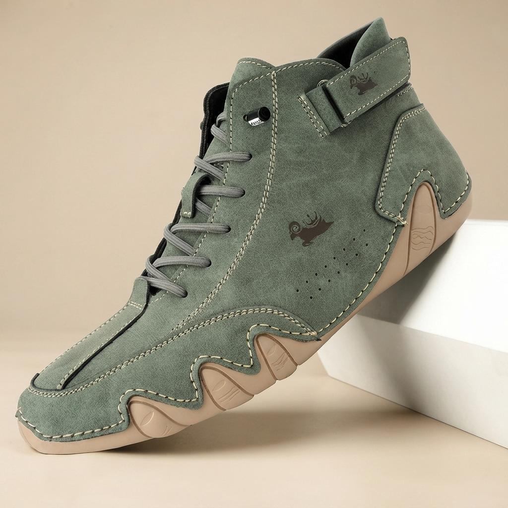 Shawn - Comfortable Lace-Up Casual Sneakers