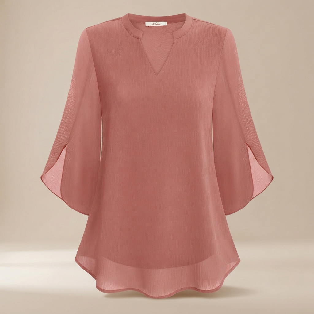 Arsine - Chic Loose V-Neck Top