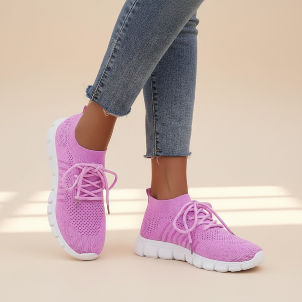 Vicky - Airy Lace-Up Sneakers