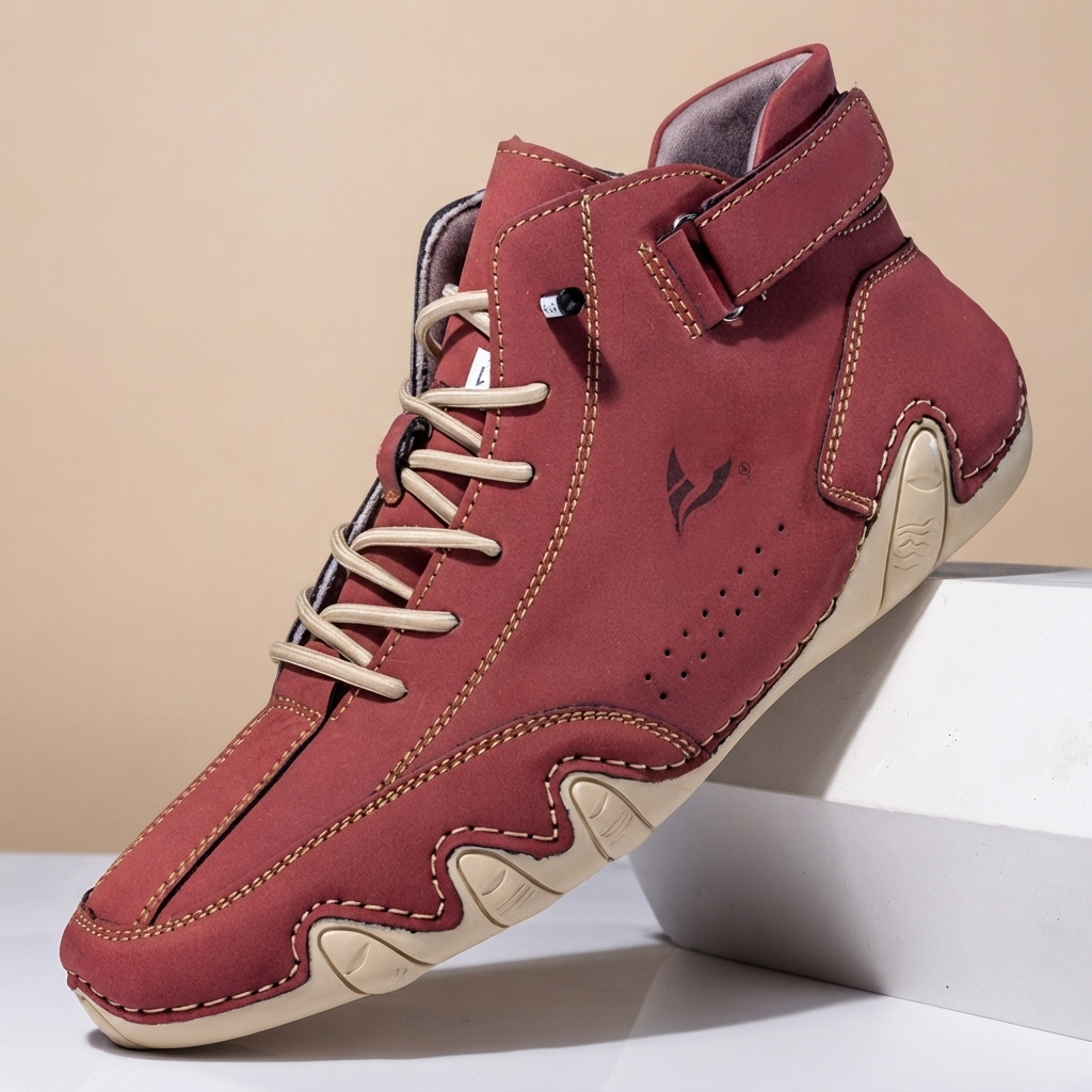 Shawn - Comfortable Lace-Up Casual Sneakers