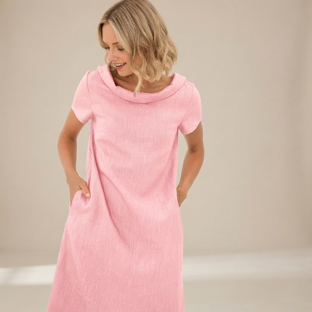 Laurette - Easygoing Fit Casual Dress