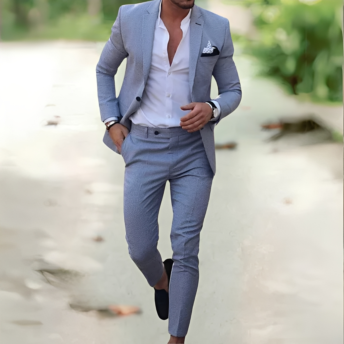 Riven - Elegant Two-Piece Trousers Set