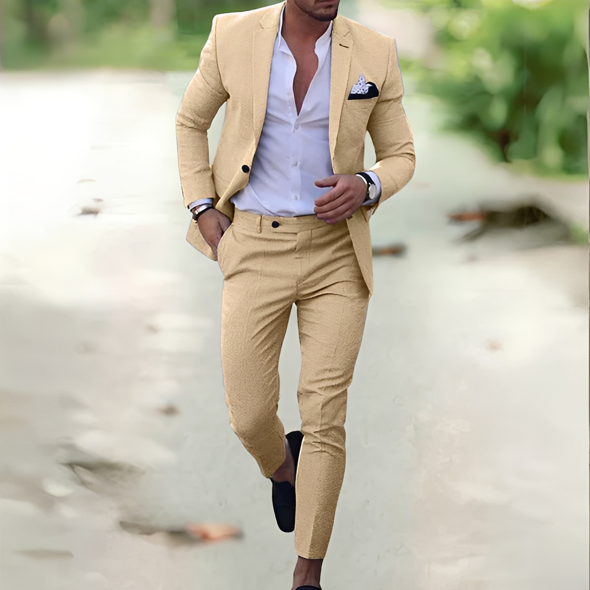 Riven - Elegant Two-Piece Trousers Set
