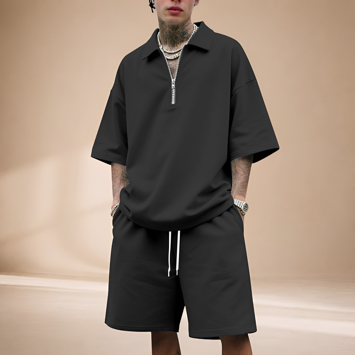 Keenan - Relaxed Zip-Up Coordinated Set