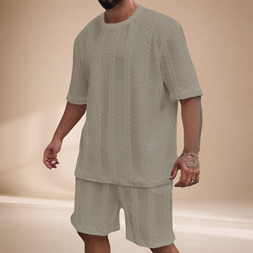 Johnston - Relaxed T-shirt and Shorts Set