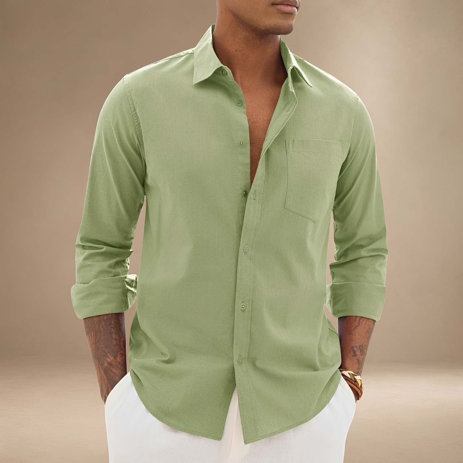 Ajay - Relaxed Long-Sleeved Shirt