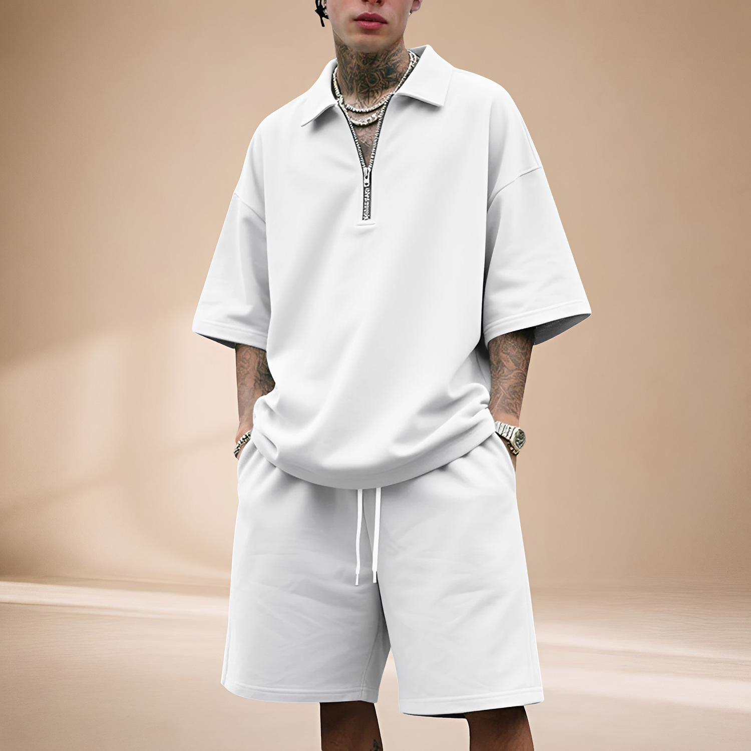 Keenan - Relaxed Zip-Up Coordinated Set