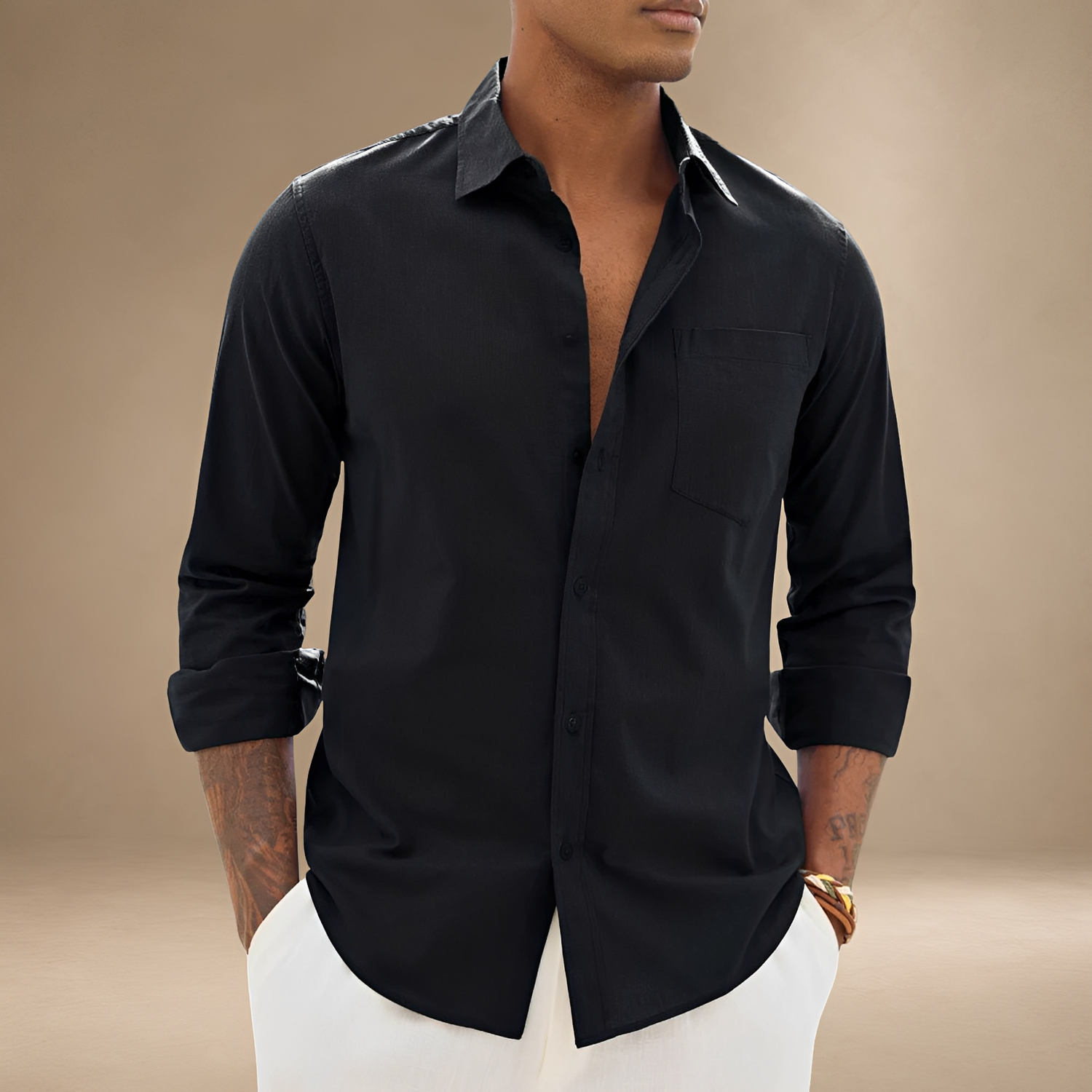 Ajay - Relaxed Long-Sleeved Shirt
