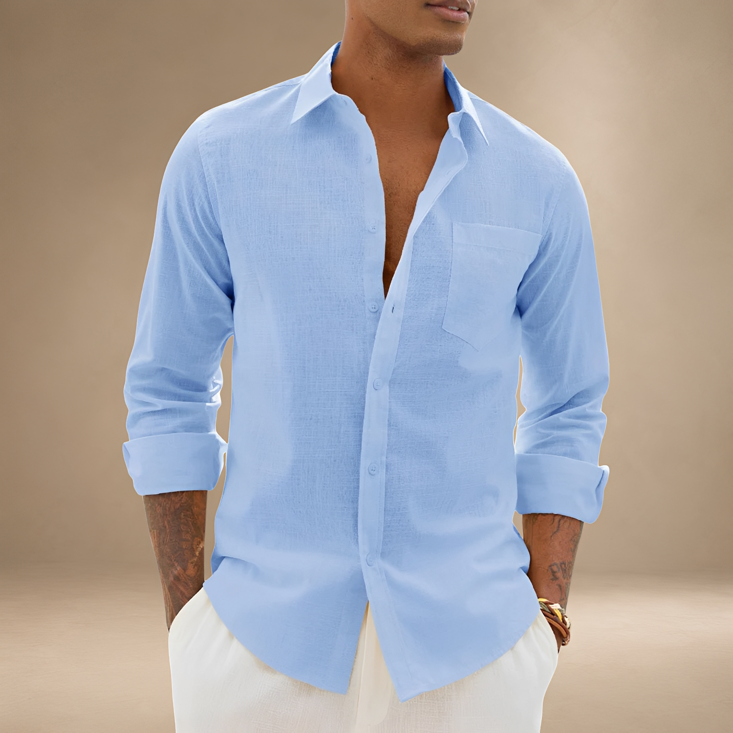 Ajay - Relaxed Long-Sleeved Shirt