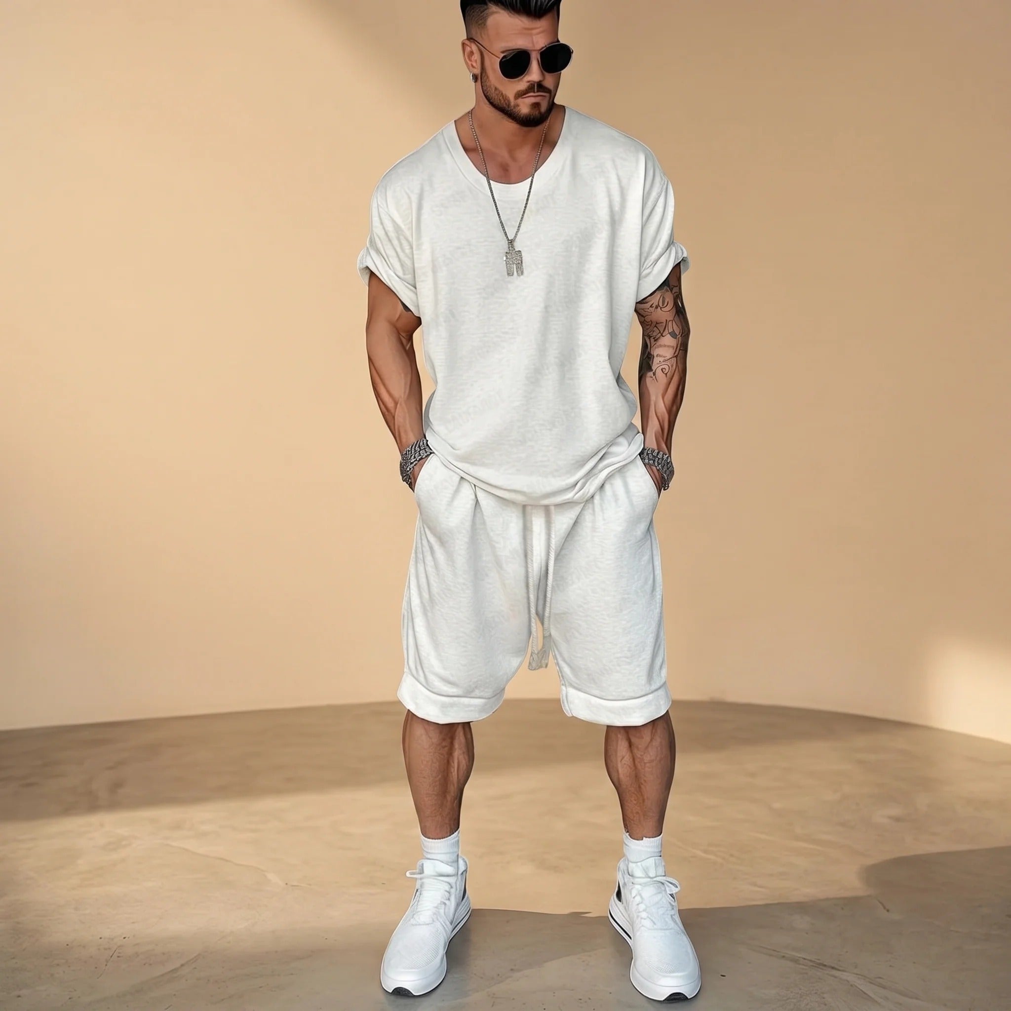 Alan - Relaxed Shirt and Shorts Set