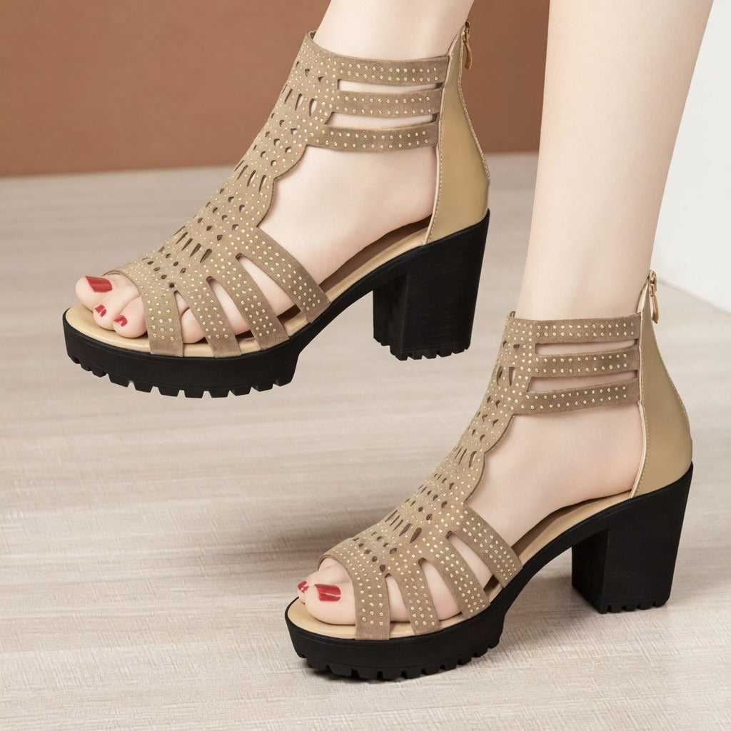 Krishan - Modern Heel Sandals