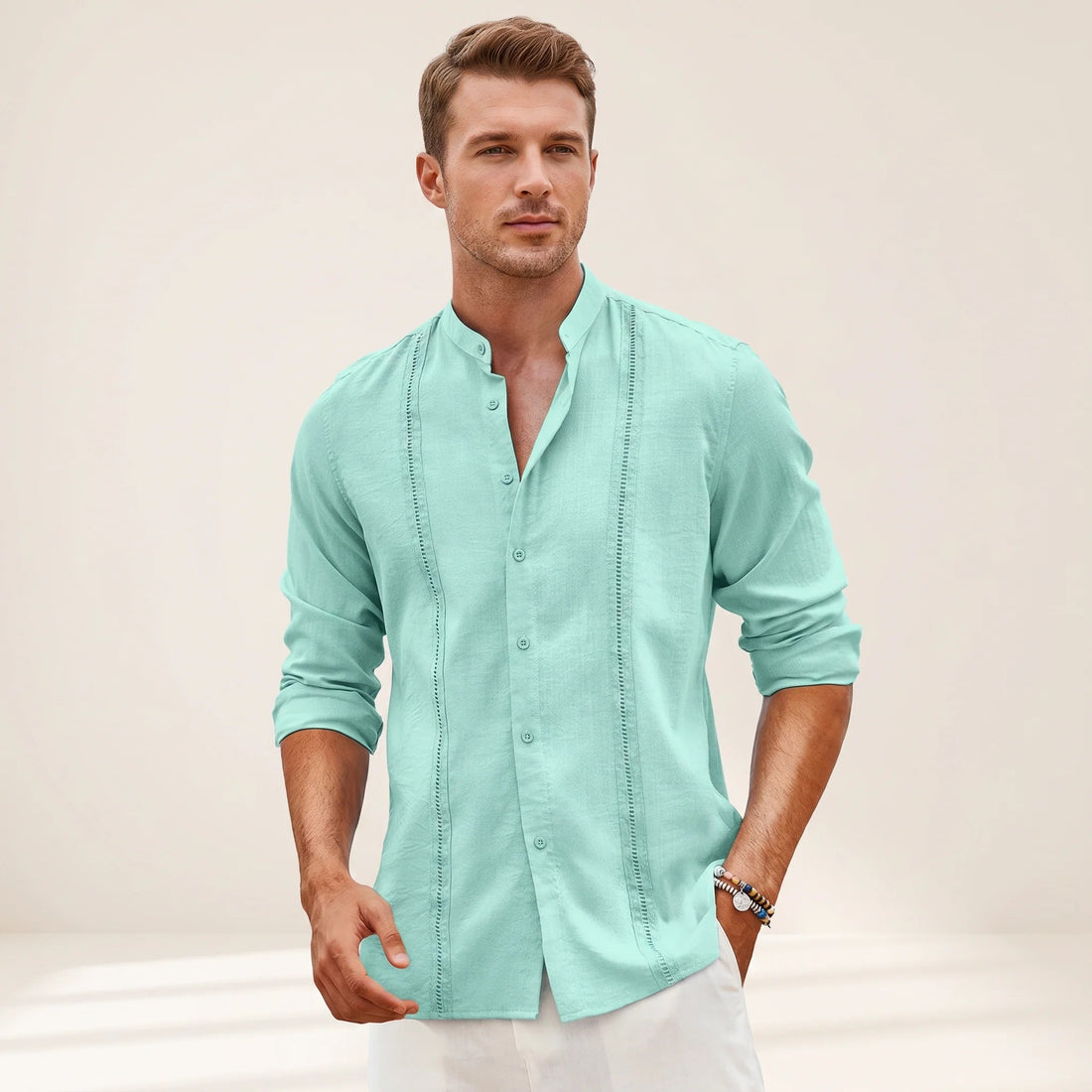 Olivier - Stylish Embroidered Shirt