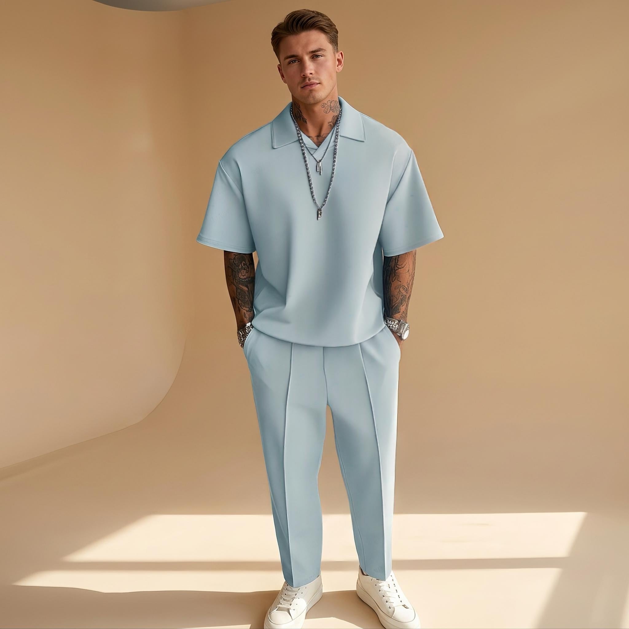 Johnston - Loose Fit Casual 2-Piece Set