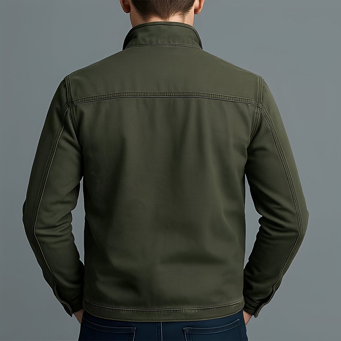 Jaden - Casual Washed Zip Jacket
