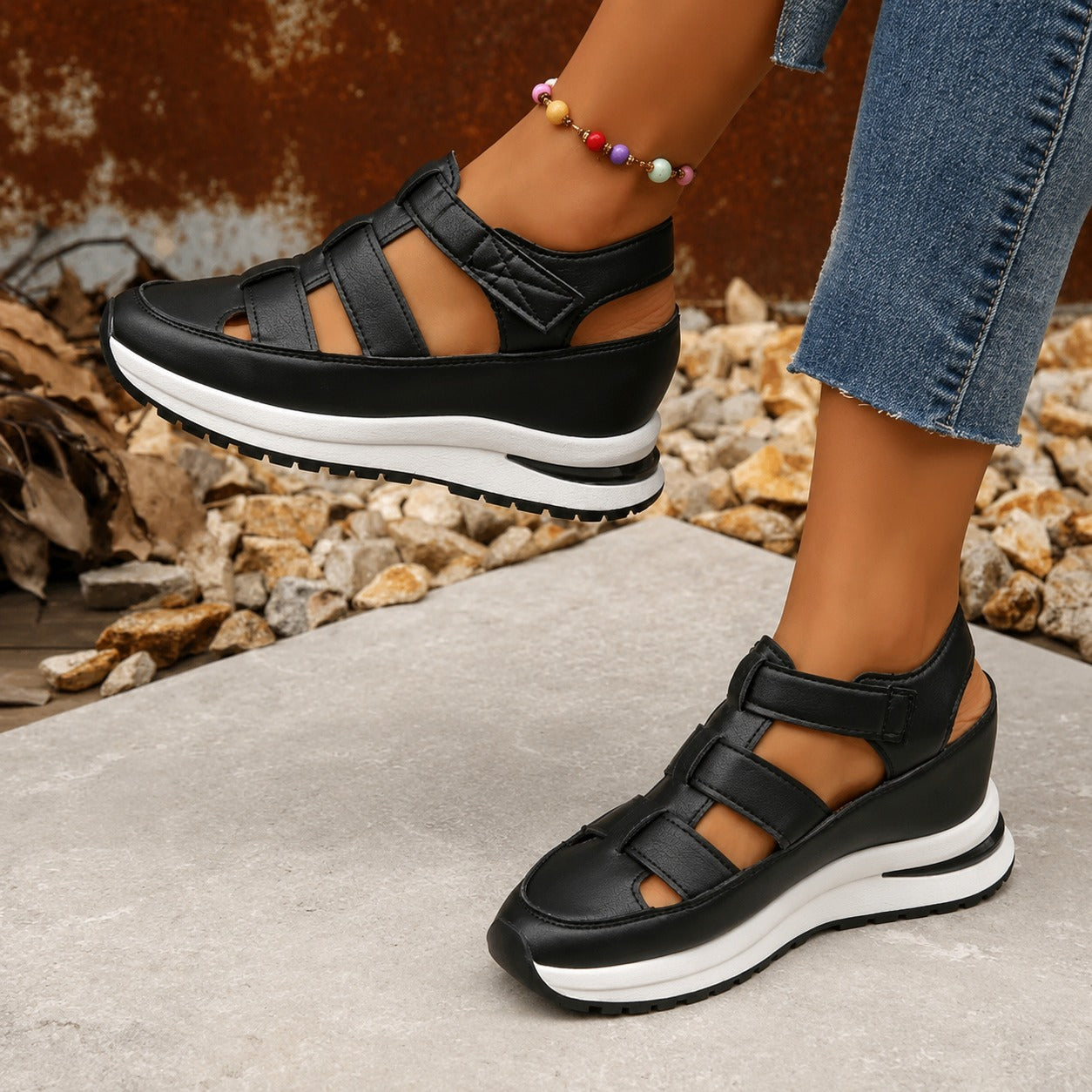Nannie - Cozy Platform Footwear