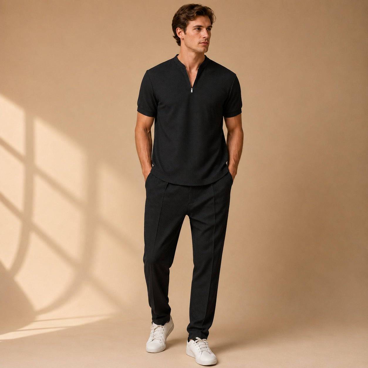 Howard - Minimalist Textured 2-Piece Set