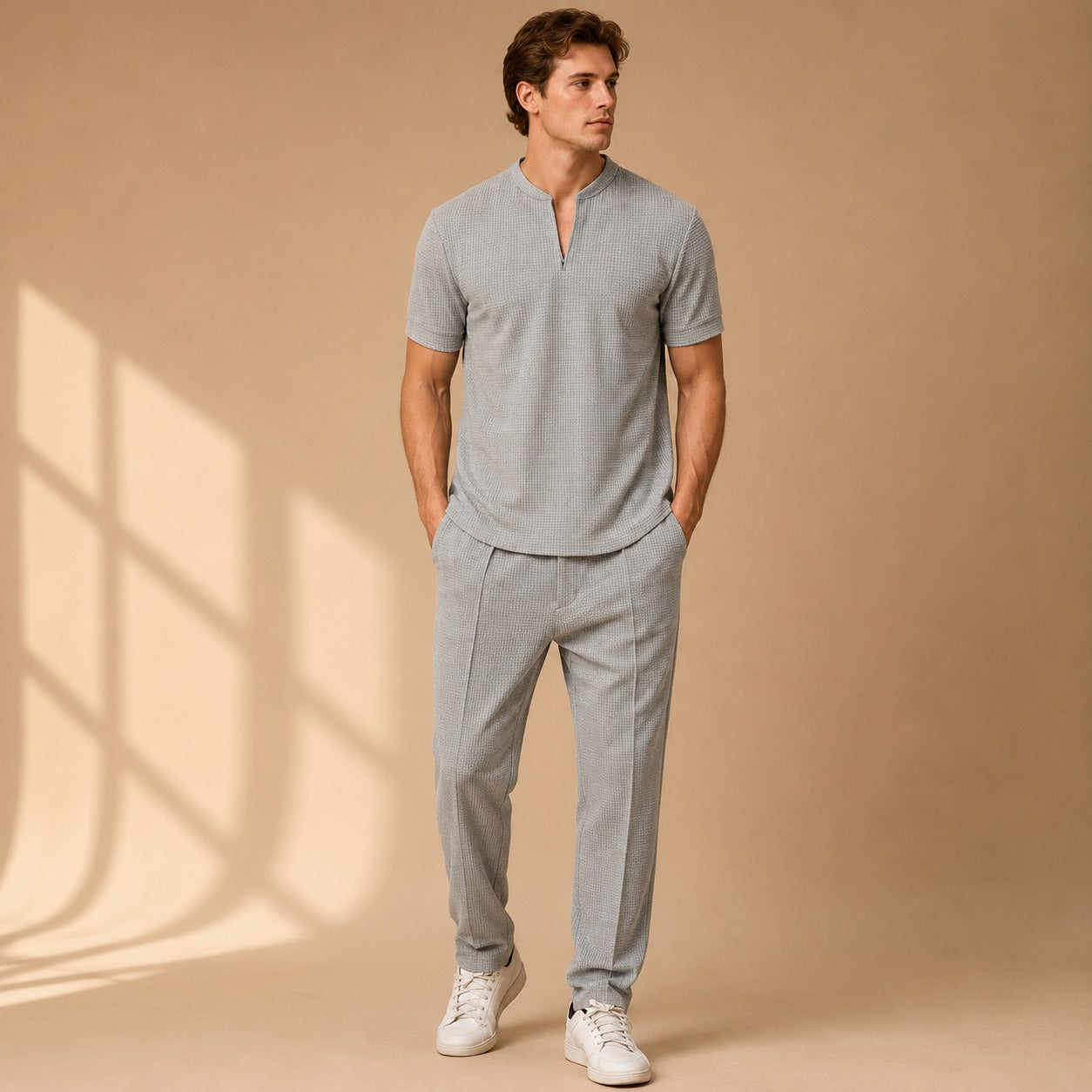 Howard - Minimalist Textured 2-Piece Set