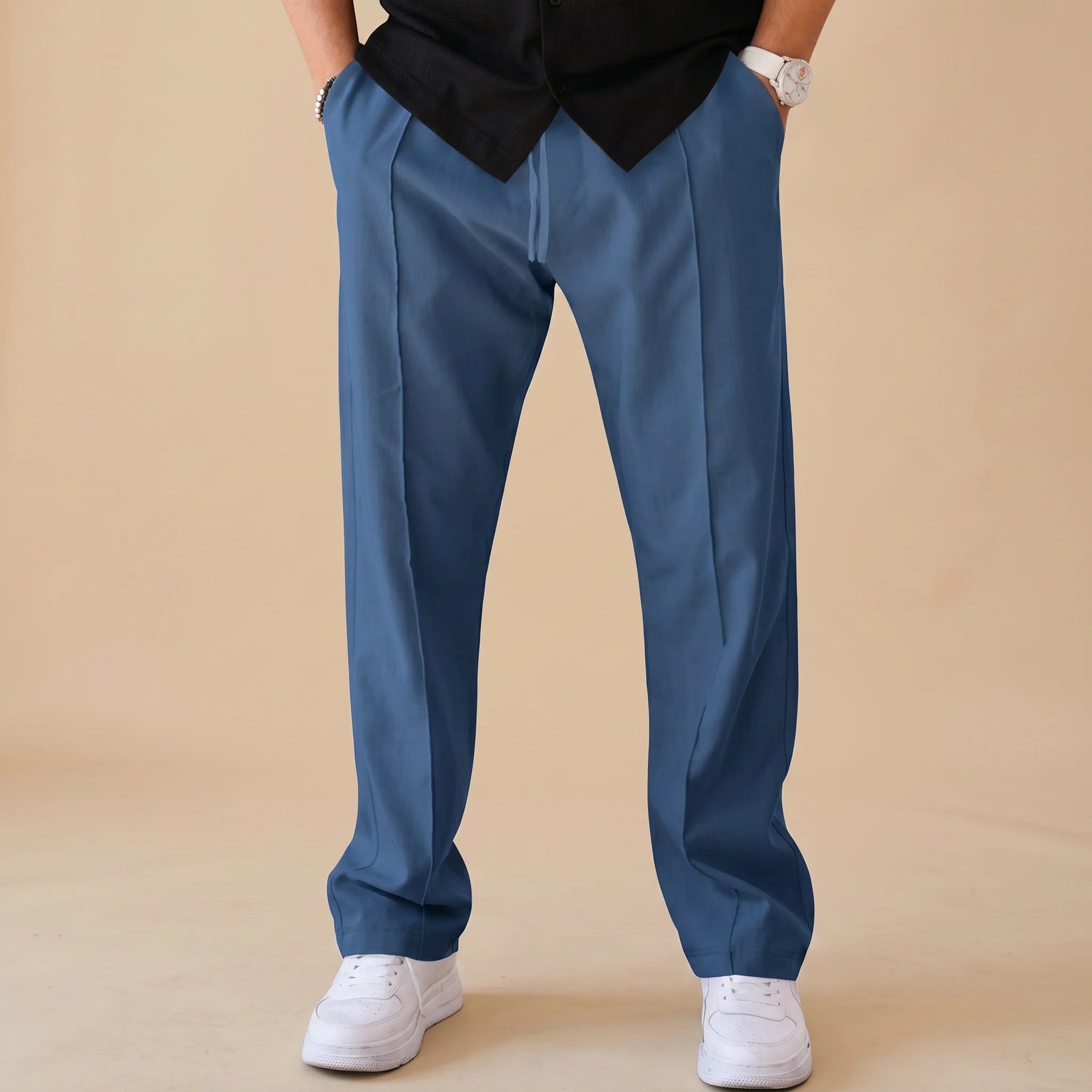 Chandler - Easygoing Straight Jogger Pants