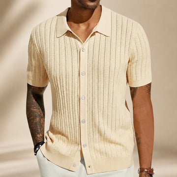 Steven - Casual Breathable Open Shirt