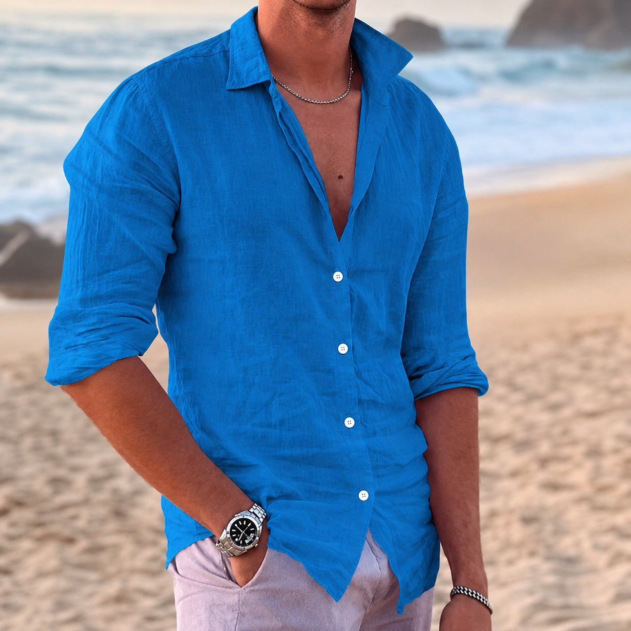 Anthony - Relaxed Long Sleeve Shirt