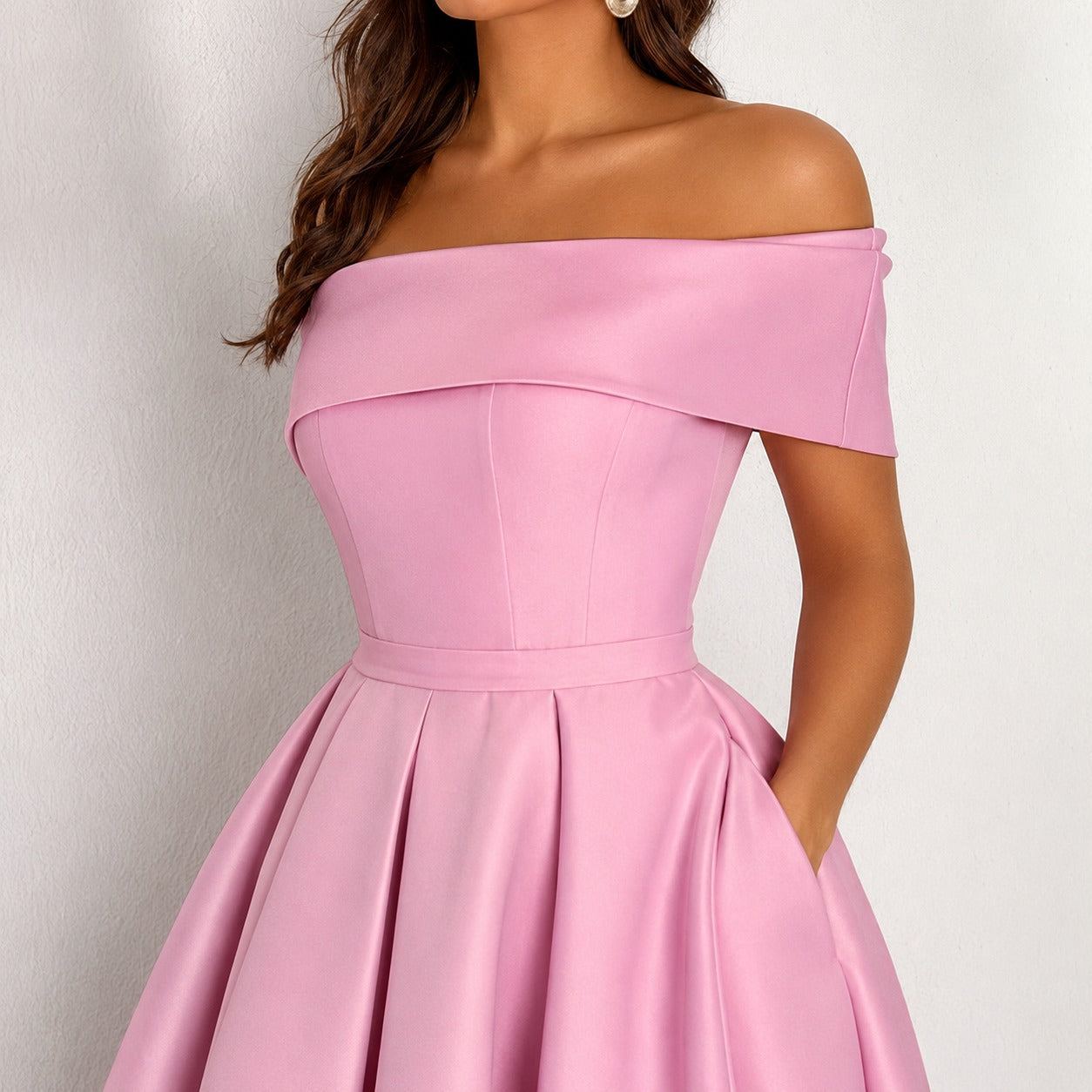 Erika - Stylish Off Shoulder Dress