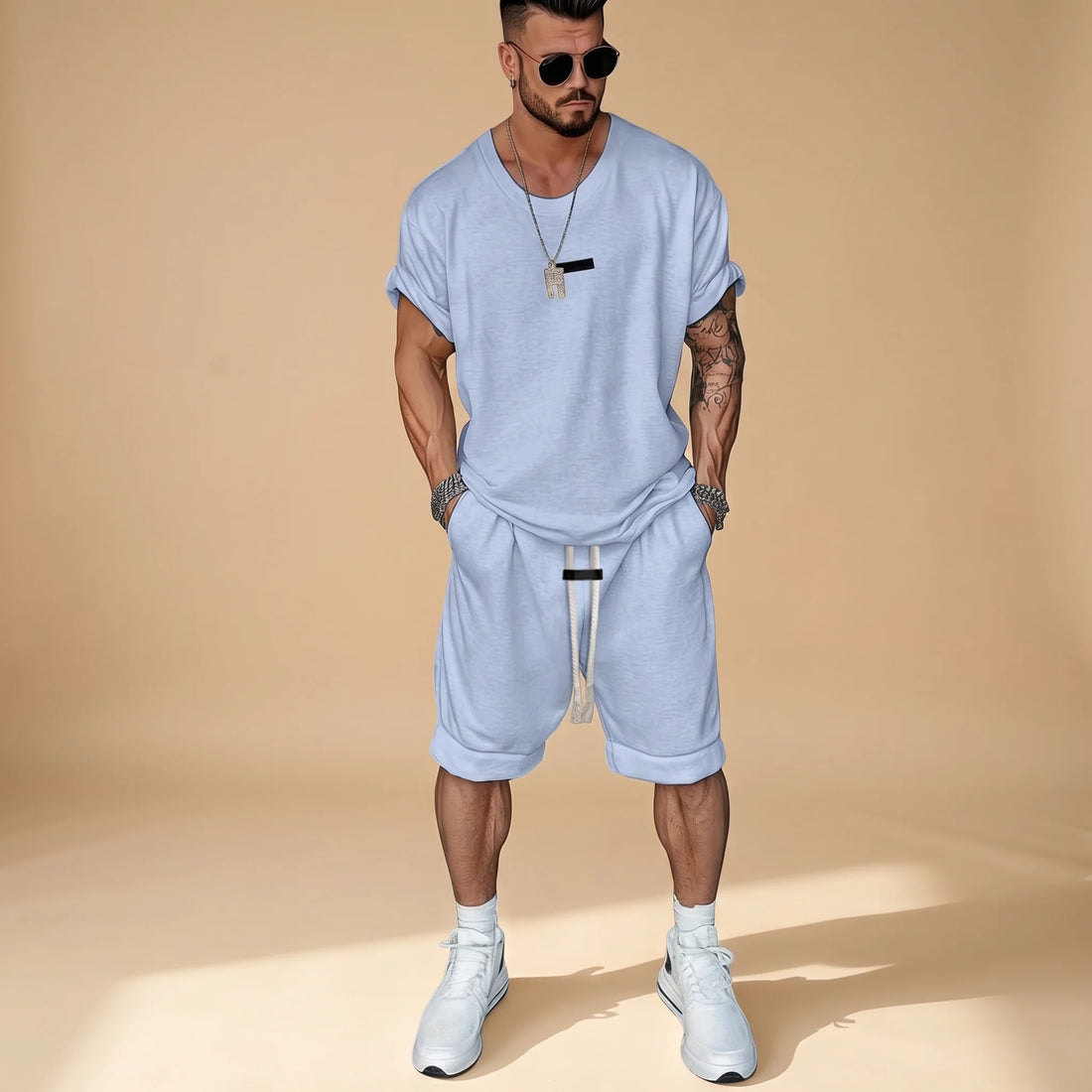 Alan - Relaxed Shirt and Shorts Set