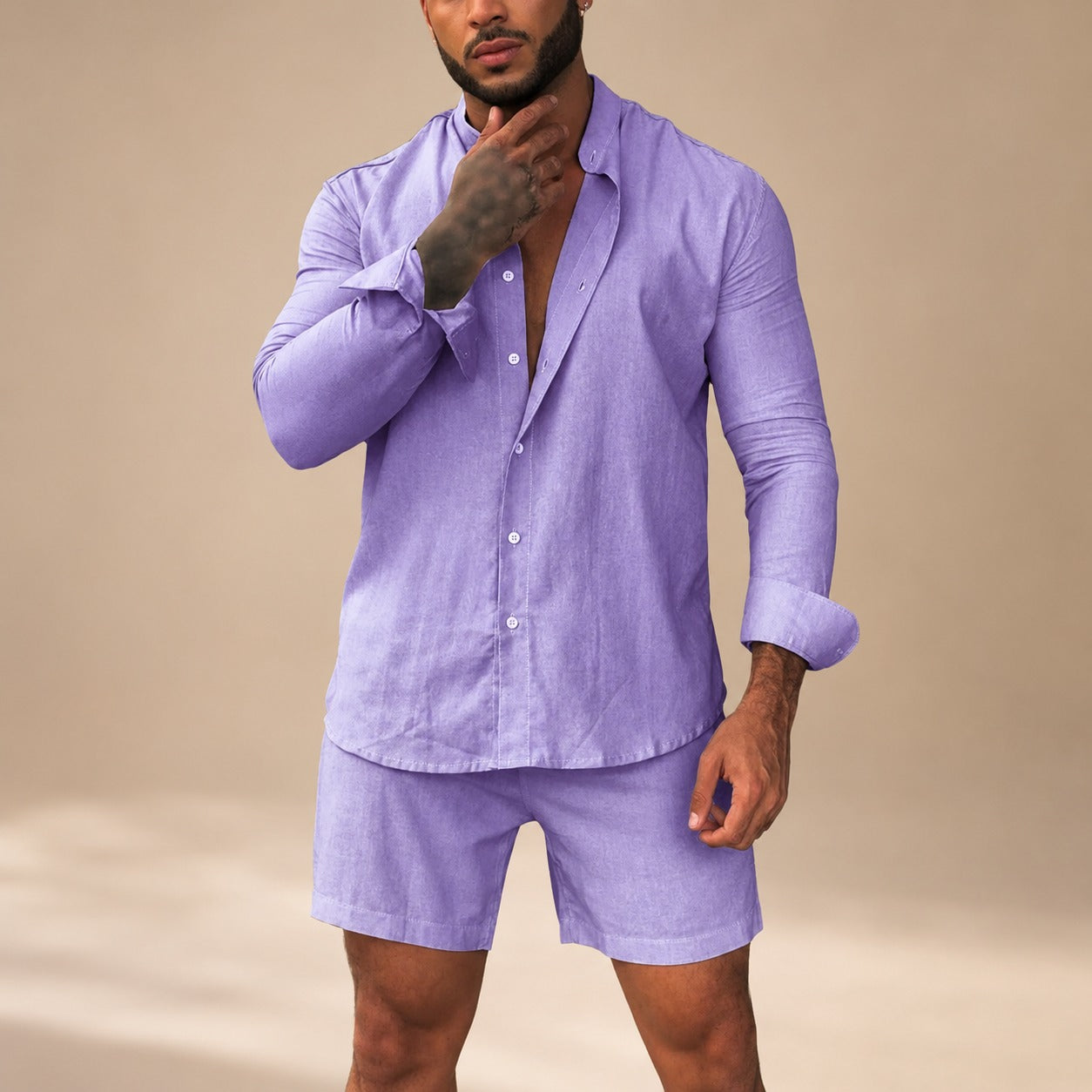 Diego - Relaxed Shirt and Shorts Combo