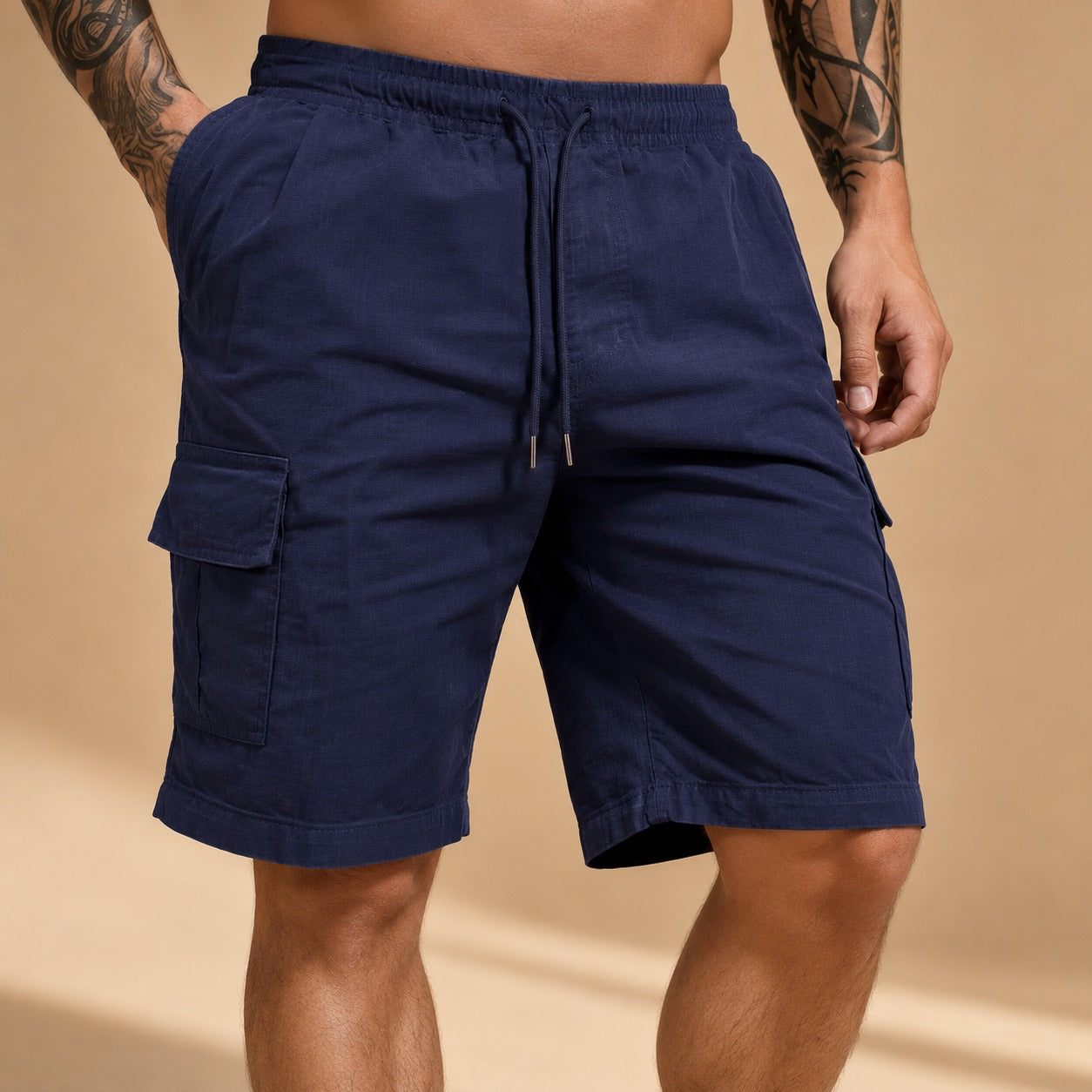 Derek - Relaxed Cargo Shorts