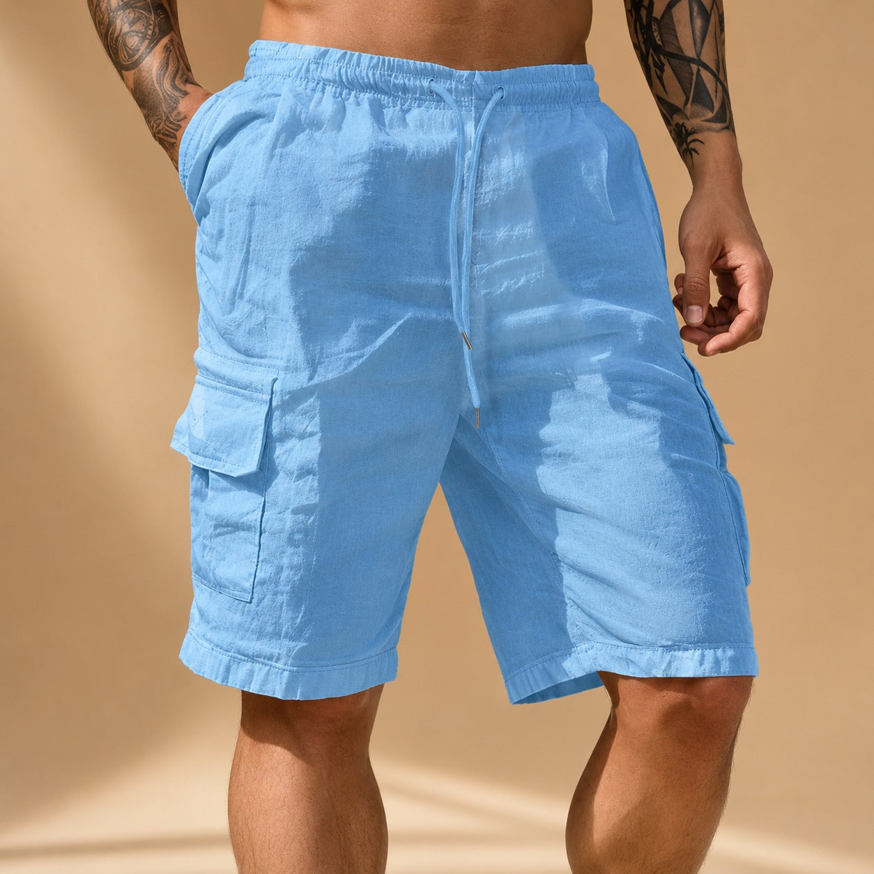 Derek - Relaxed Cargo Shorts