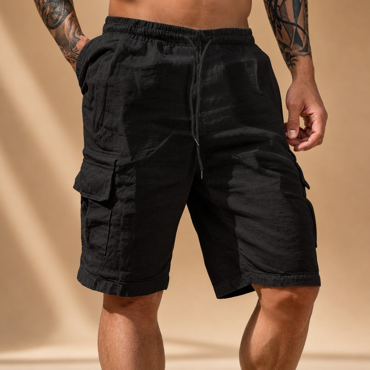 Derek - Relaxed Cargo Shorts