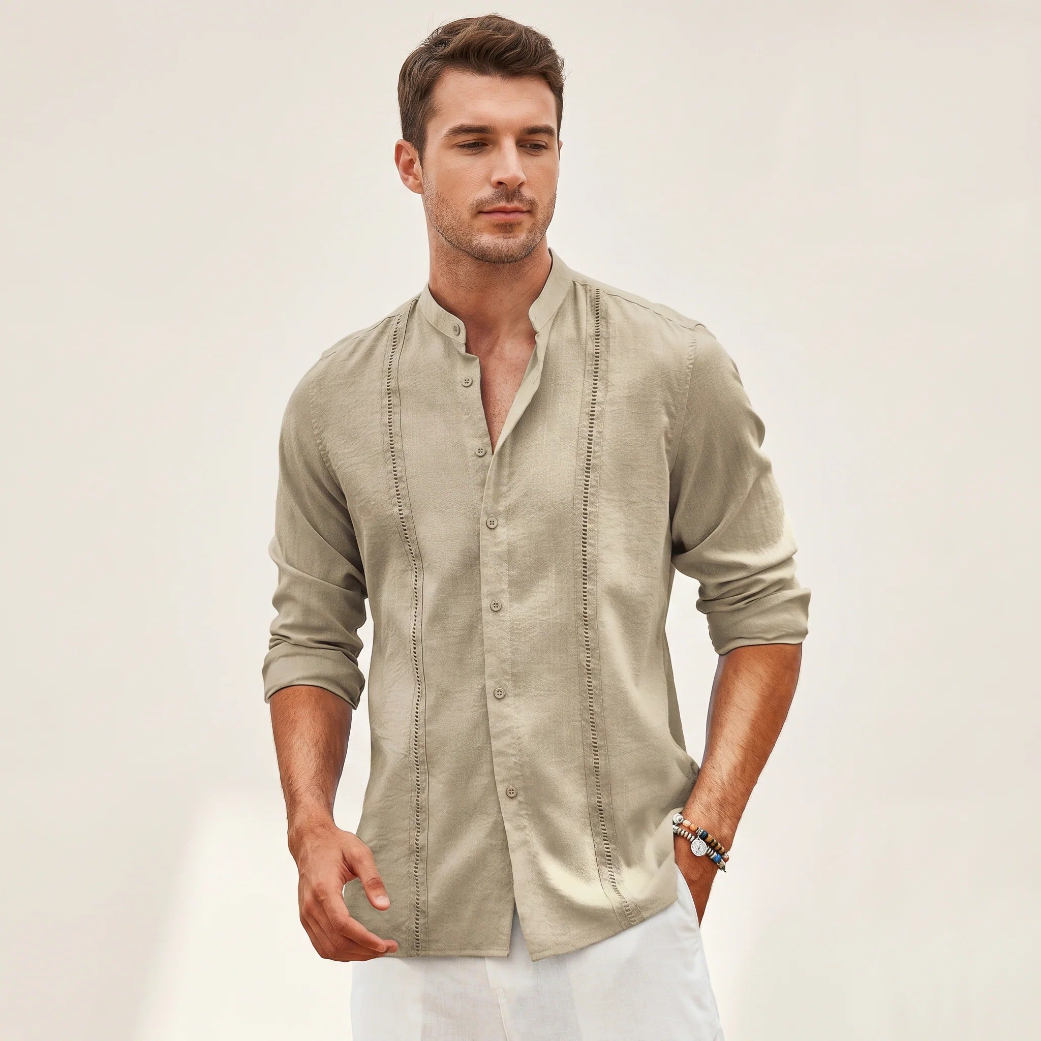 Olivier - Stylish Embroidered Shirt
