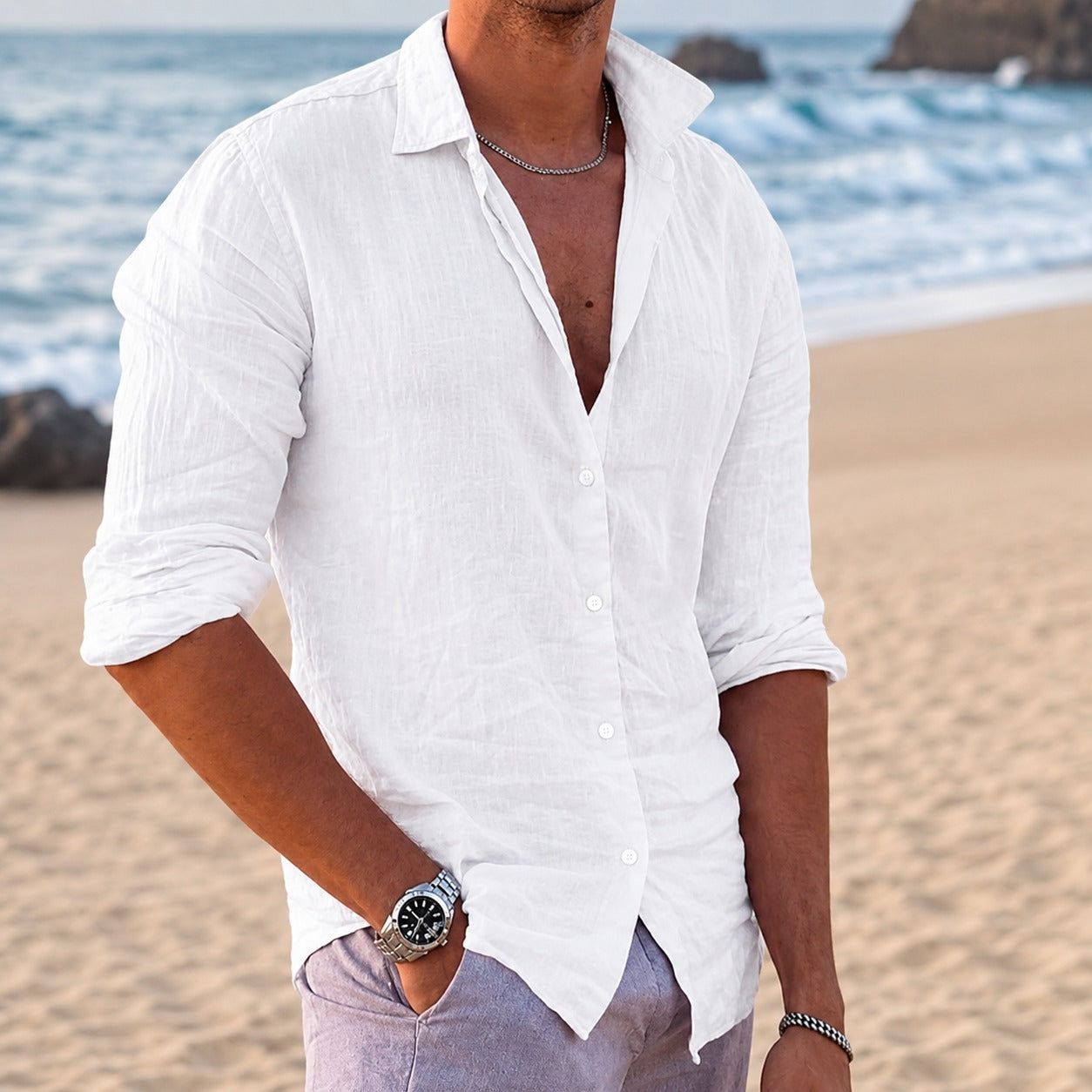 Anthony - Relaxed Long Sleeve Shirt