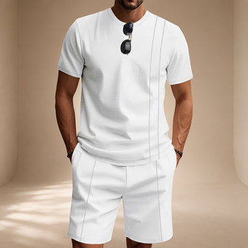 Douglas - Trendy Waffle 2-Piece Outfit