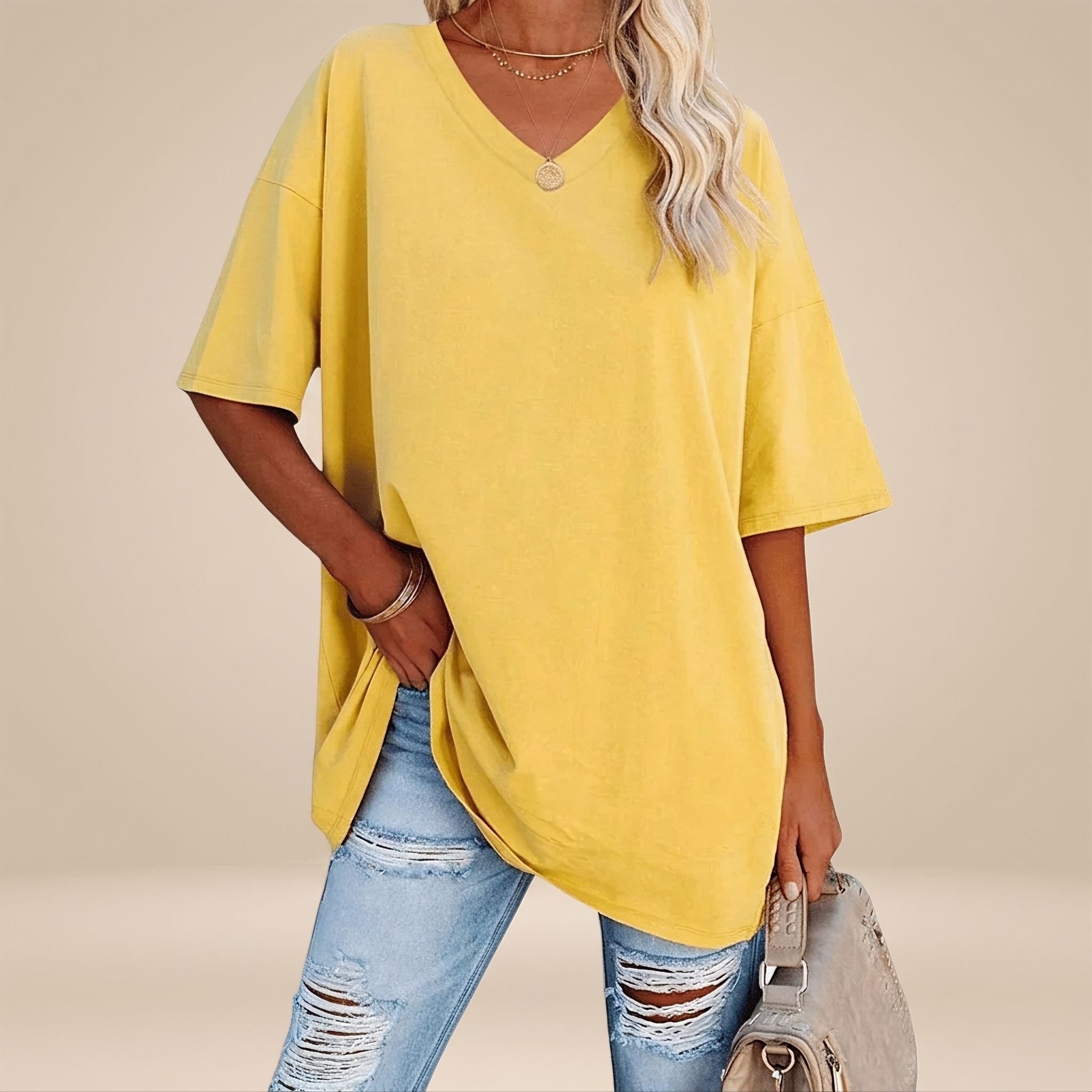 Alissa - Casual Loose-Fitting T-shirt