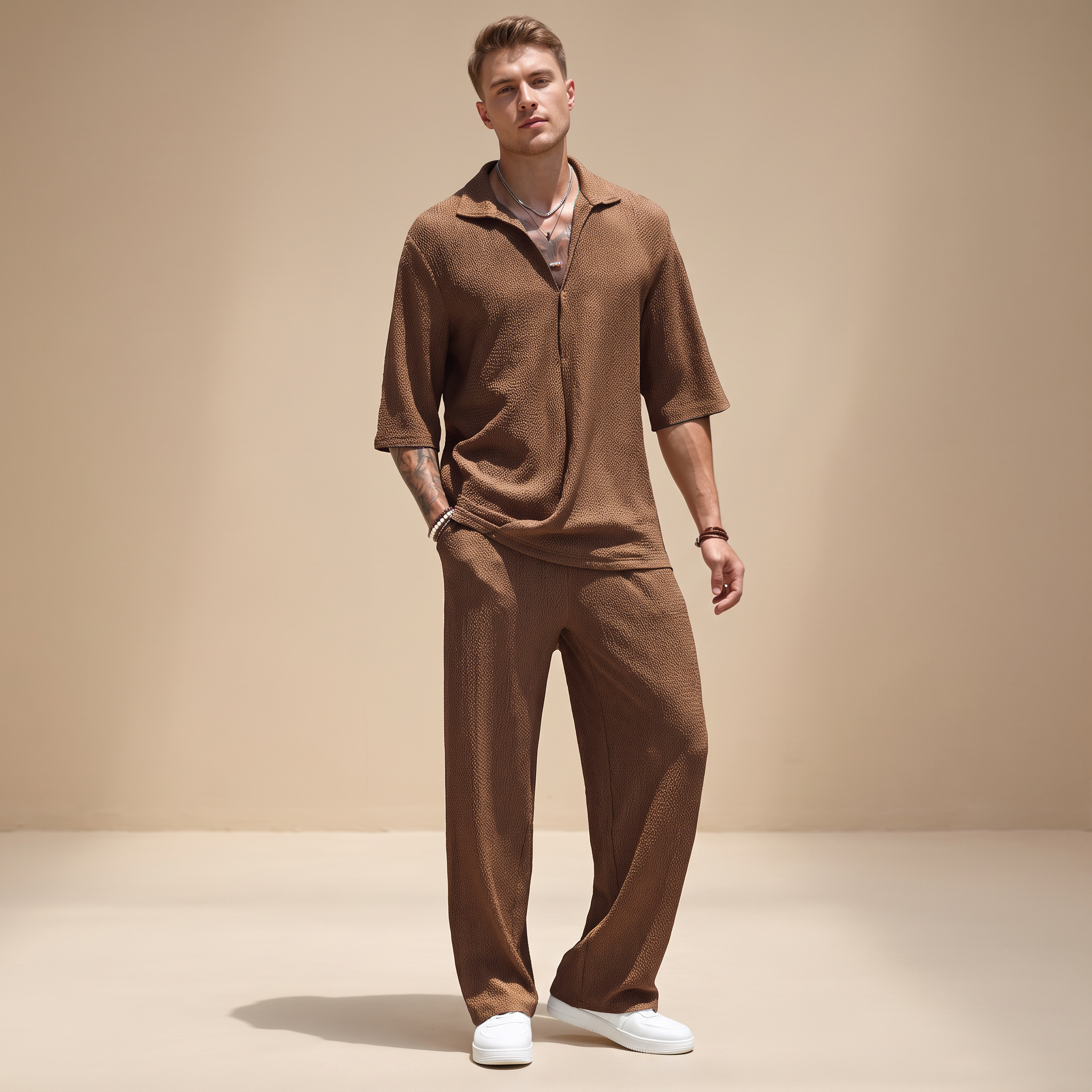 Allen - Relaxed Ripple Textured Set