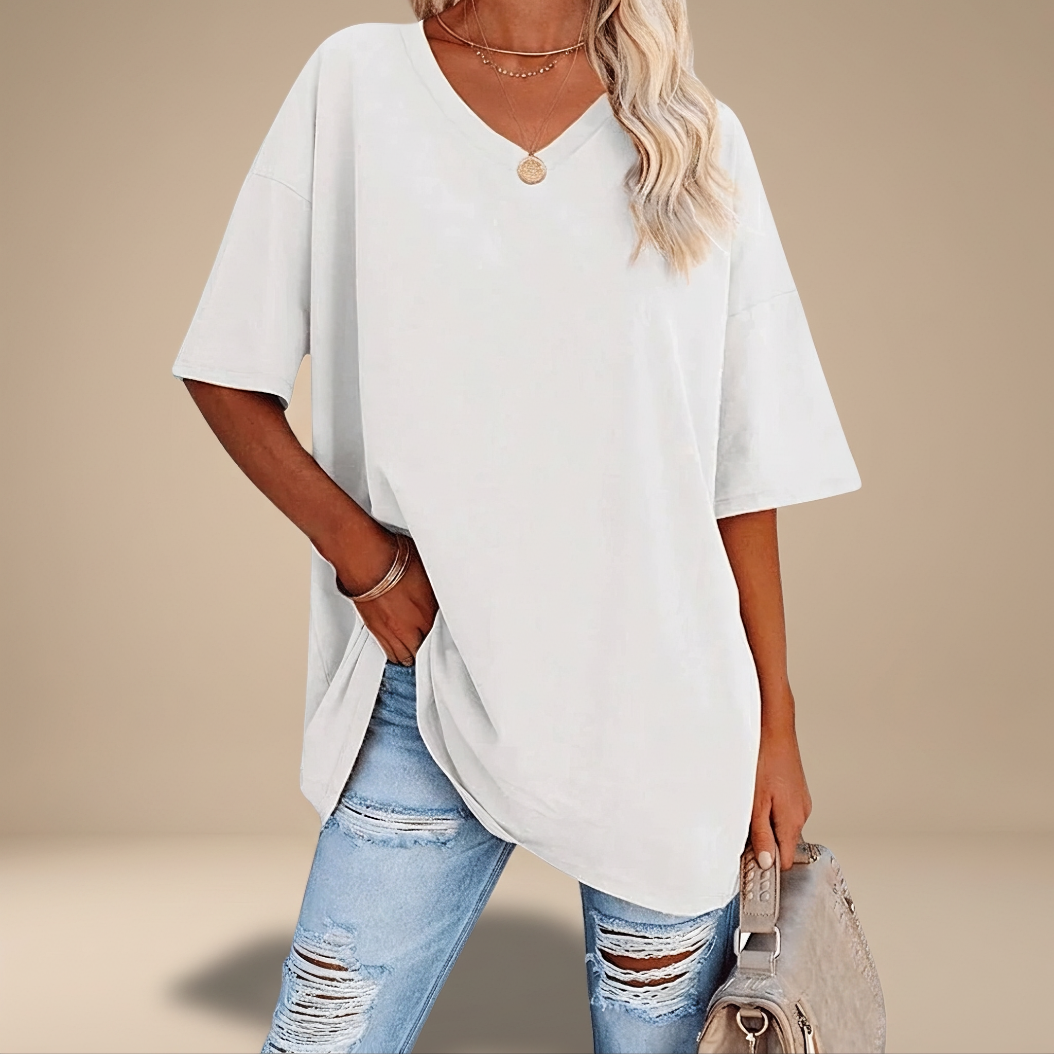 Alissa - Casual Loose-Fitting T-shirt