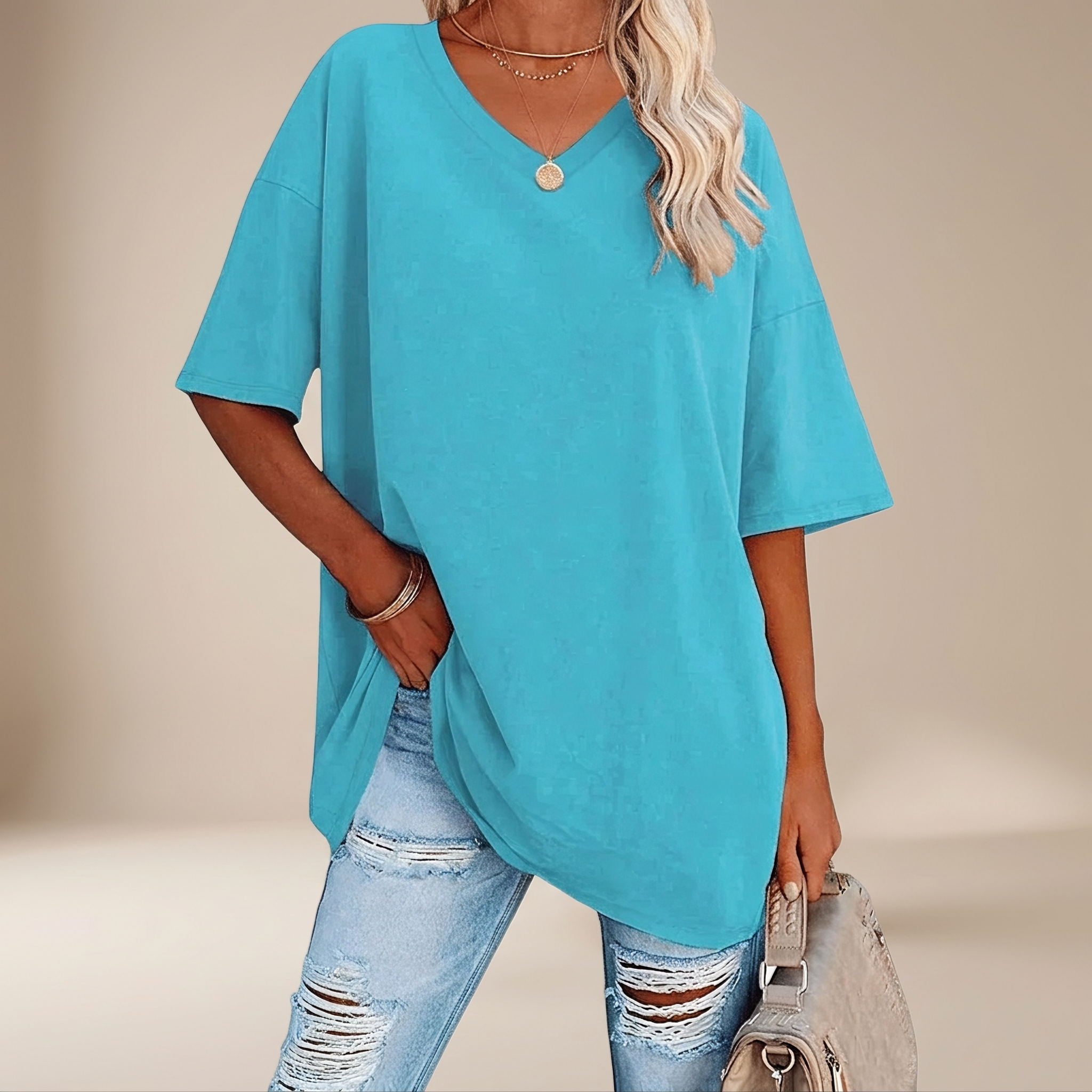 Alissa - Casual Loose-Fitting T-shirt
