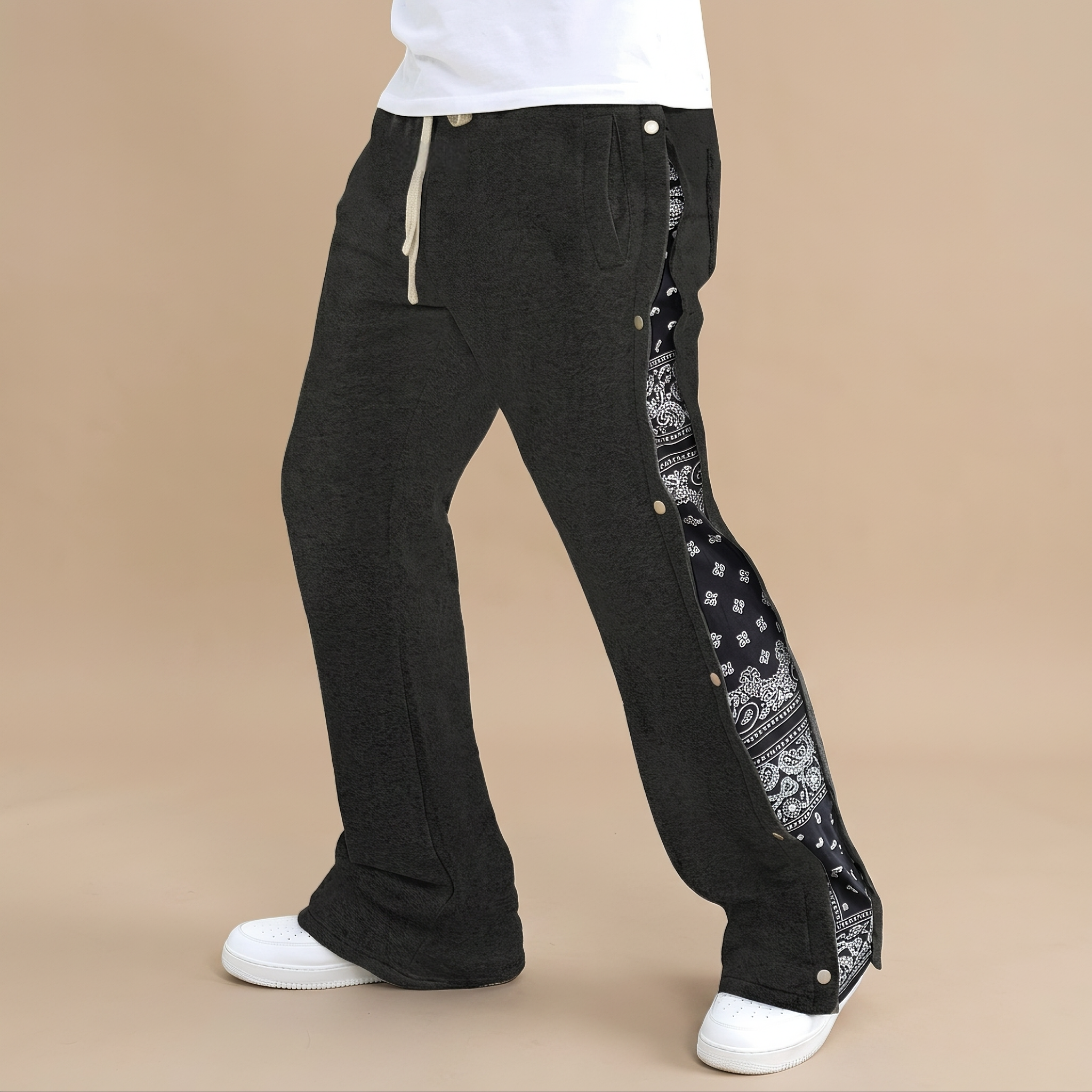 Reuben - Modern Spliced Loose Sweatpants