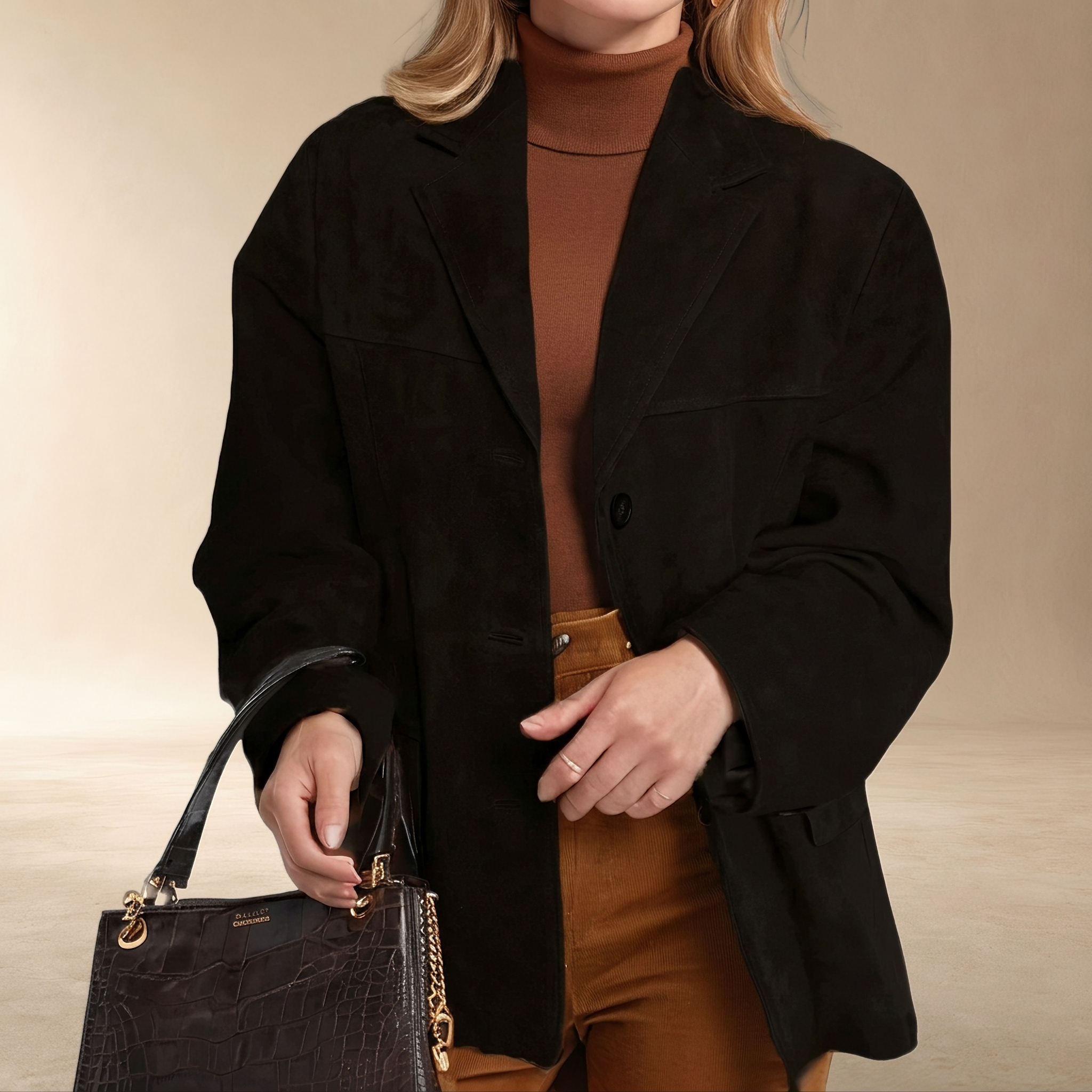 Shelby - Dressy Blazer with Button Closure