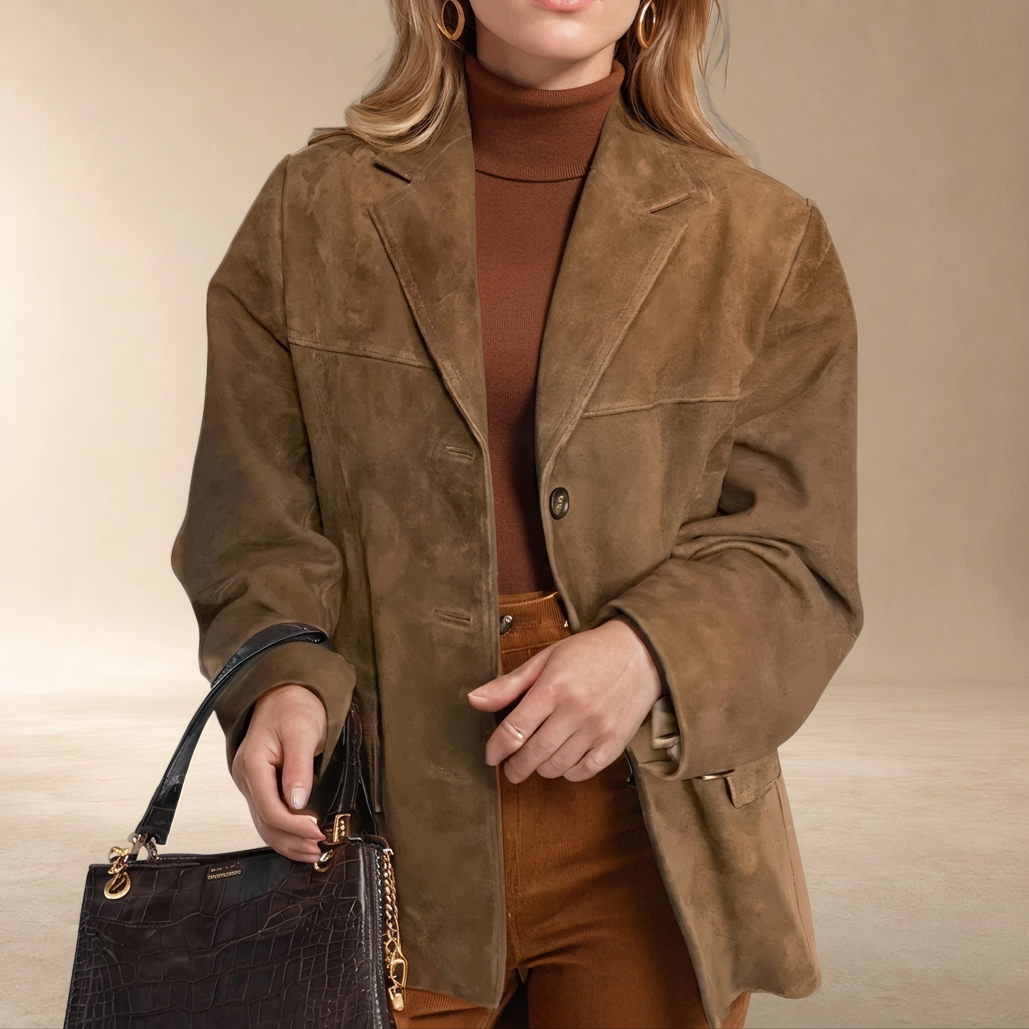 Shelby - Dressy Blazer with Button Closure