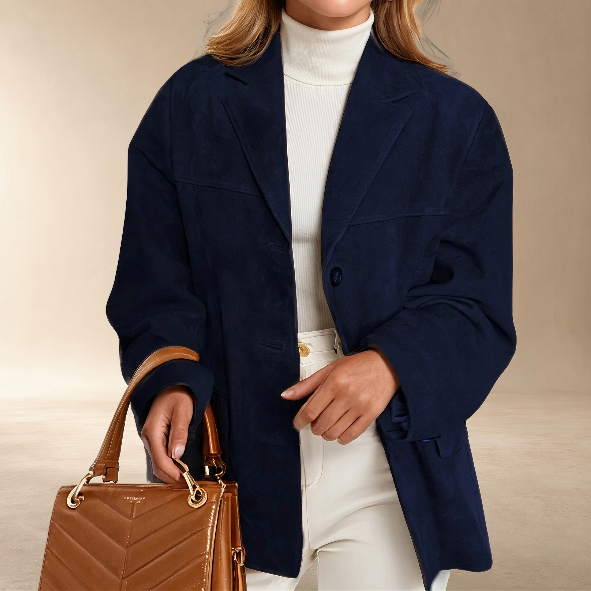 Shelby - Dressy Blazer with Button Closure
