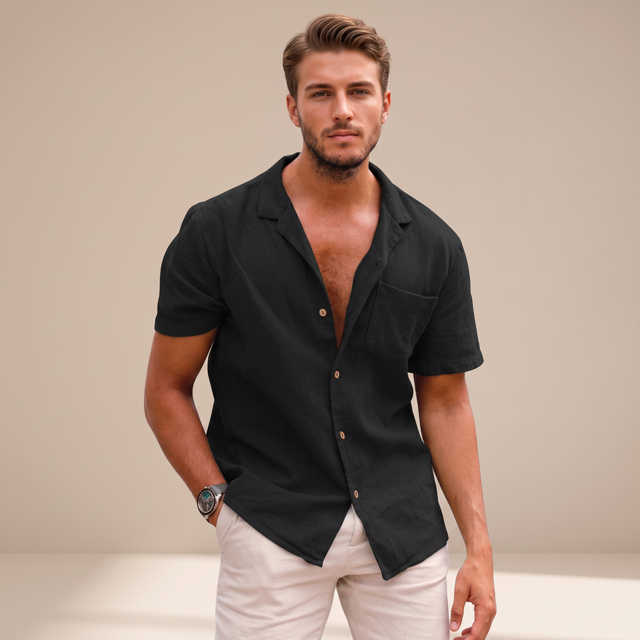 Tiago - Hawaiian Floral Tops