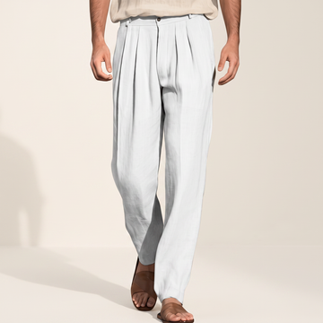 Randall - Relaxed Pleated Wide-Leg Pants