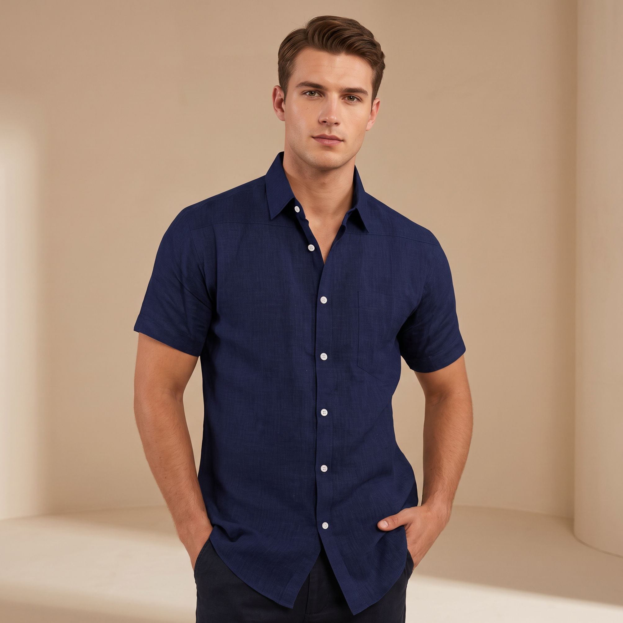 Cassius - Formal Short Sleeve Shirt