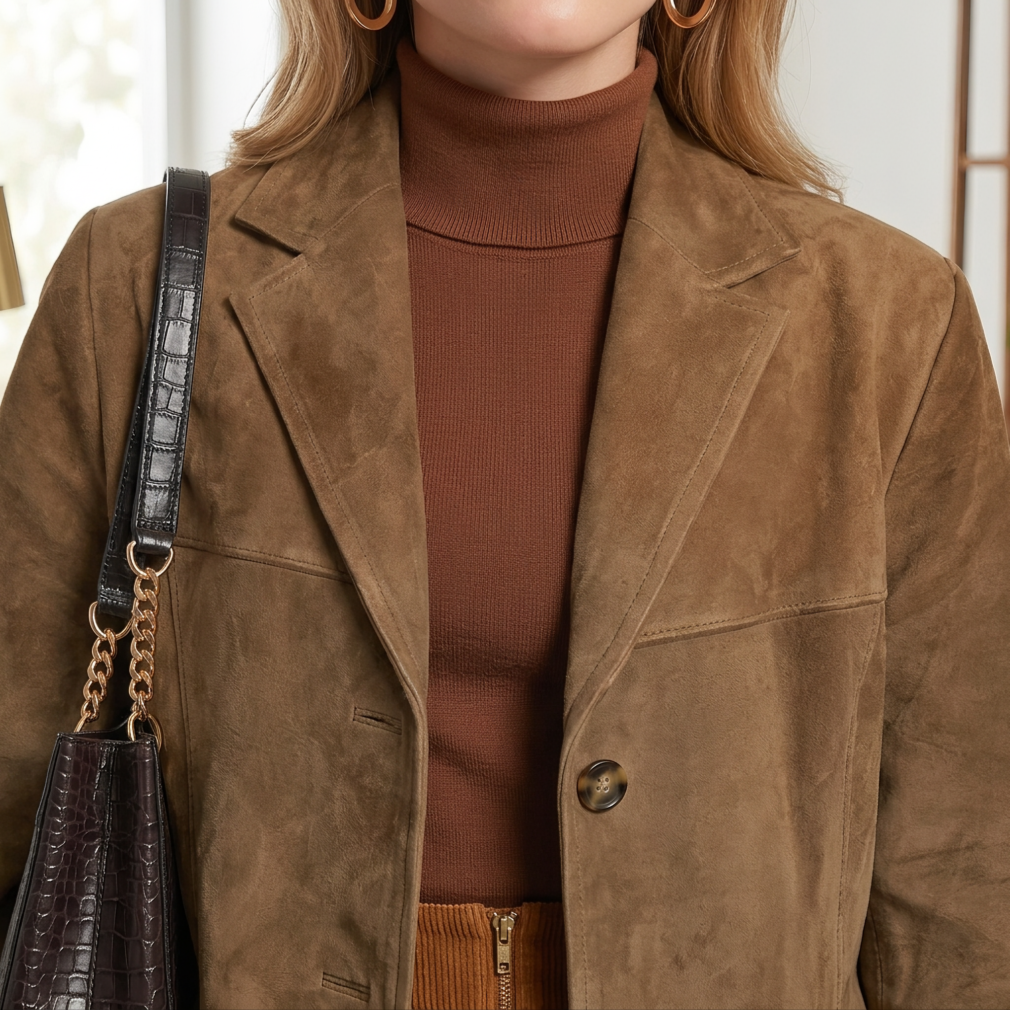 Shelby - Dressy Blazer with Button Closure
