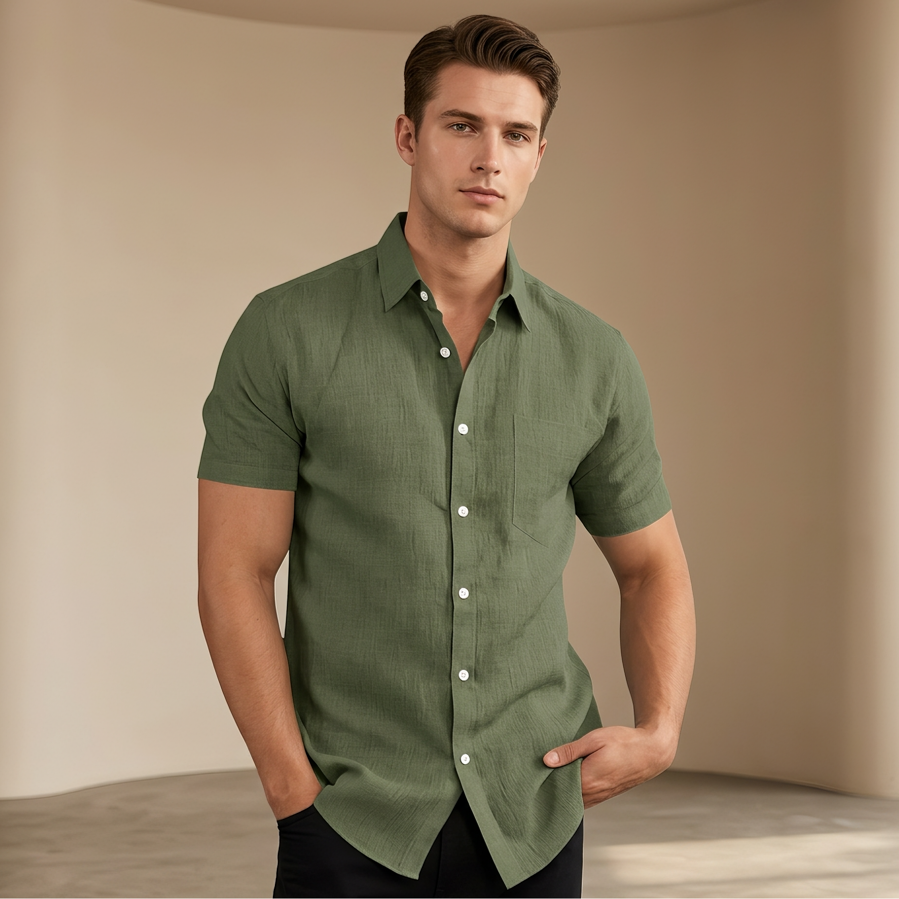 Cassius - Formal Short Sleeve Shirt